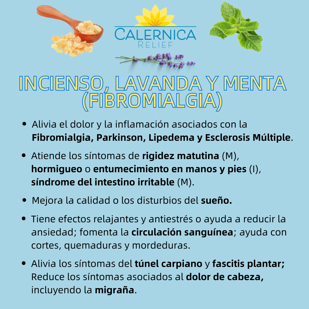 Calernica Relief - Incienso, Lavanda y Menta