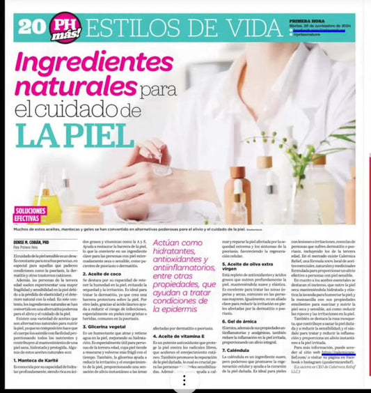 Cuidado Natural para la Piel Sensible: Cómo los Aceites Naturales y Esenciales Ayudan a Aliviar y Nutrir tu Piel